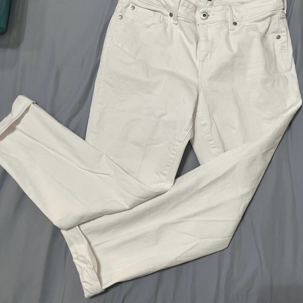 Torrid White Boyfriend Straight Jeans – Size 12R, Excellent Condition